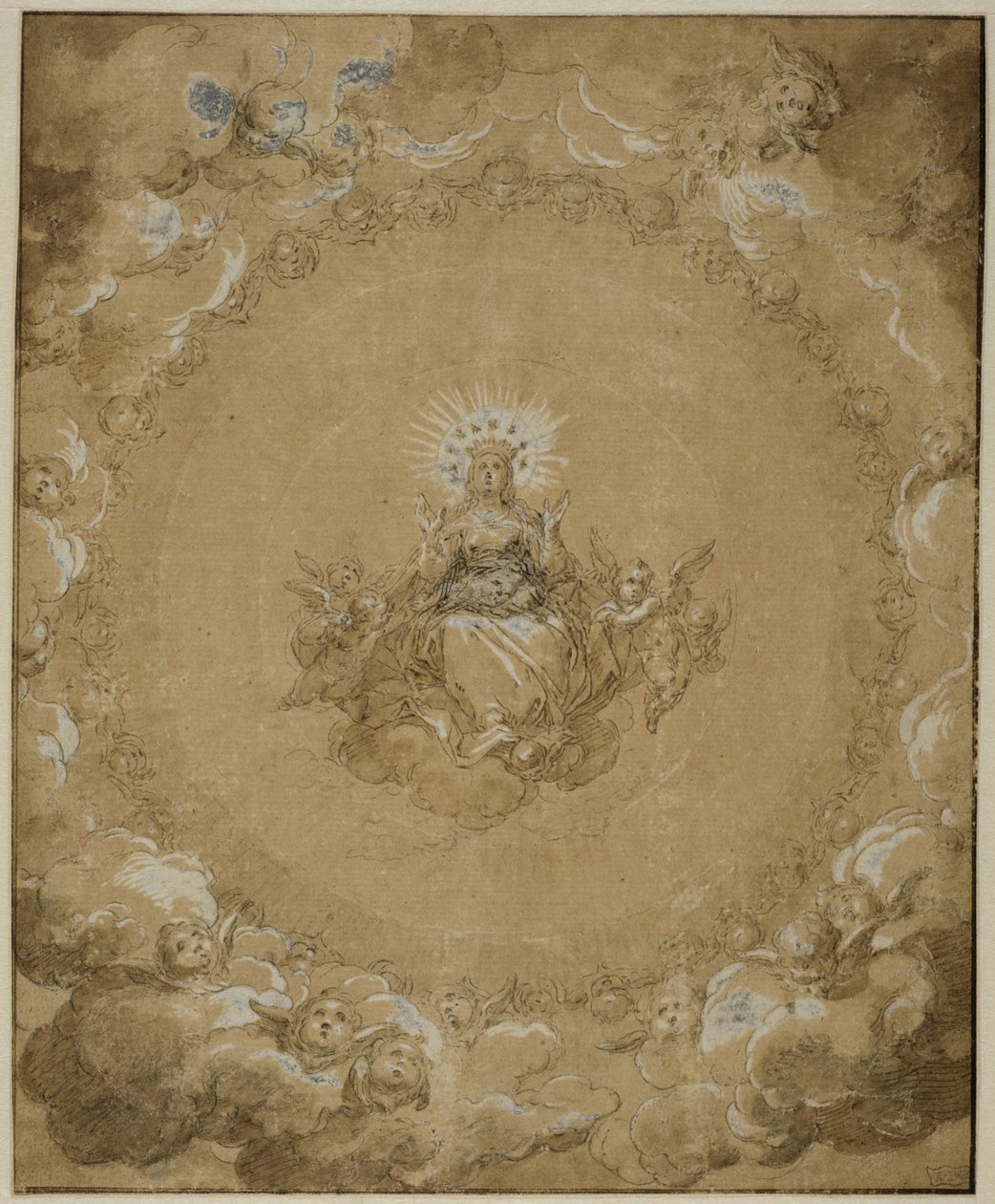 Matka Boska w chwale autorstwa Abraham Bloemaert