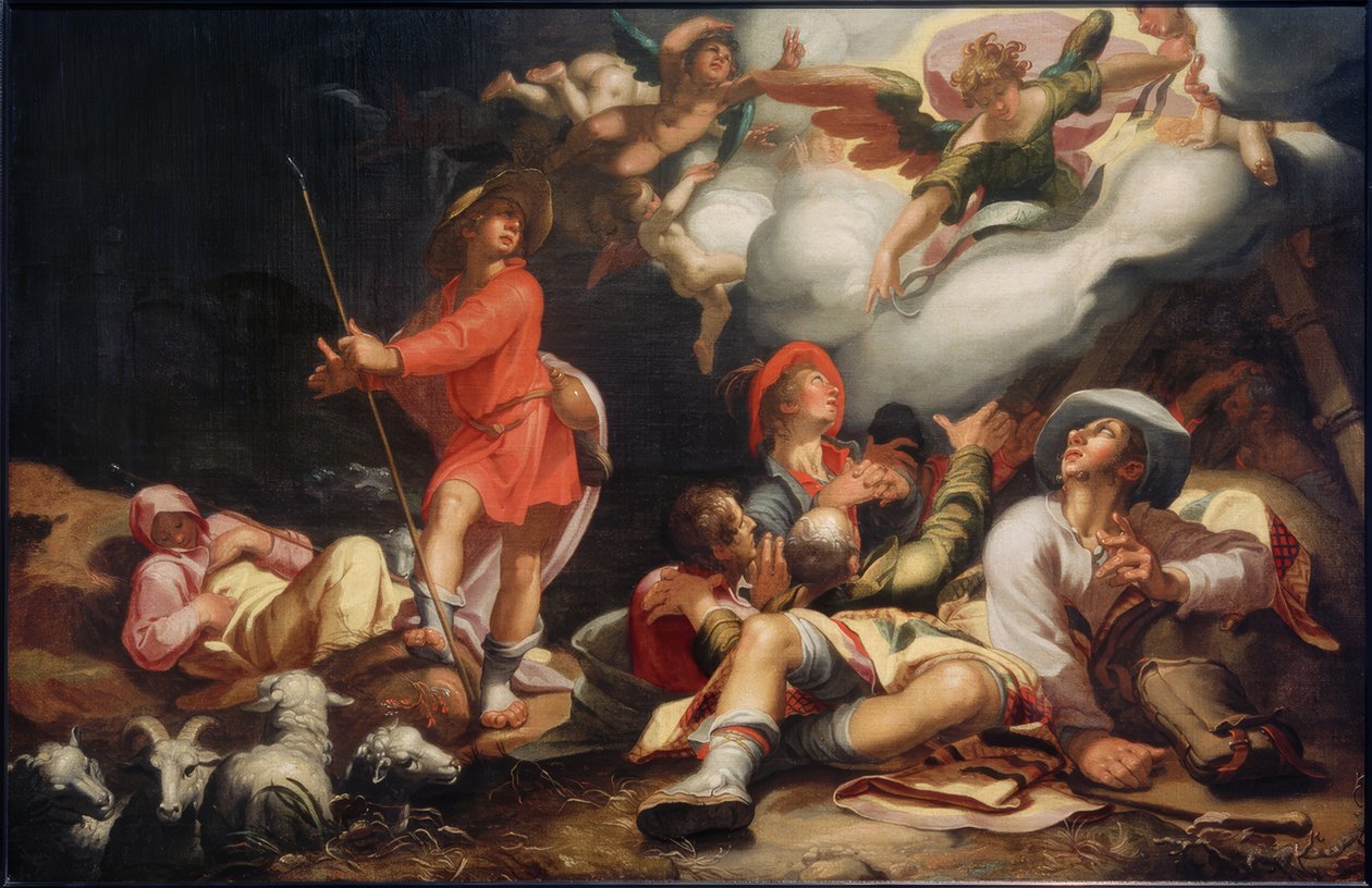 Zwiastowanie pasterzom autorstwa Abraham Bloemaert