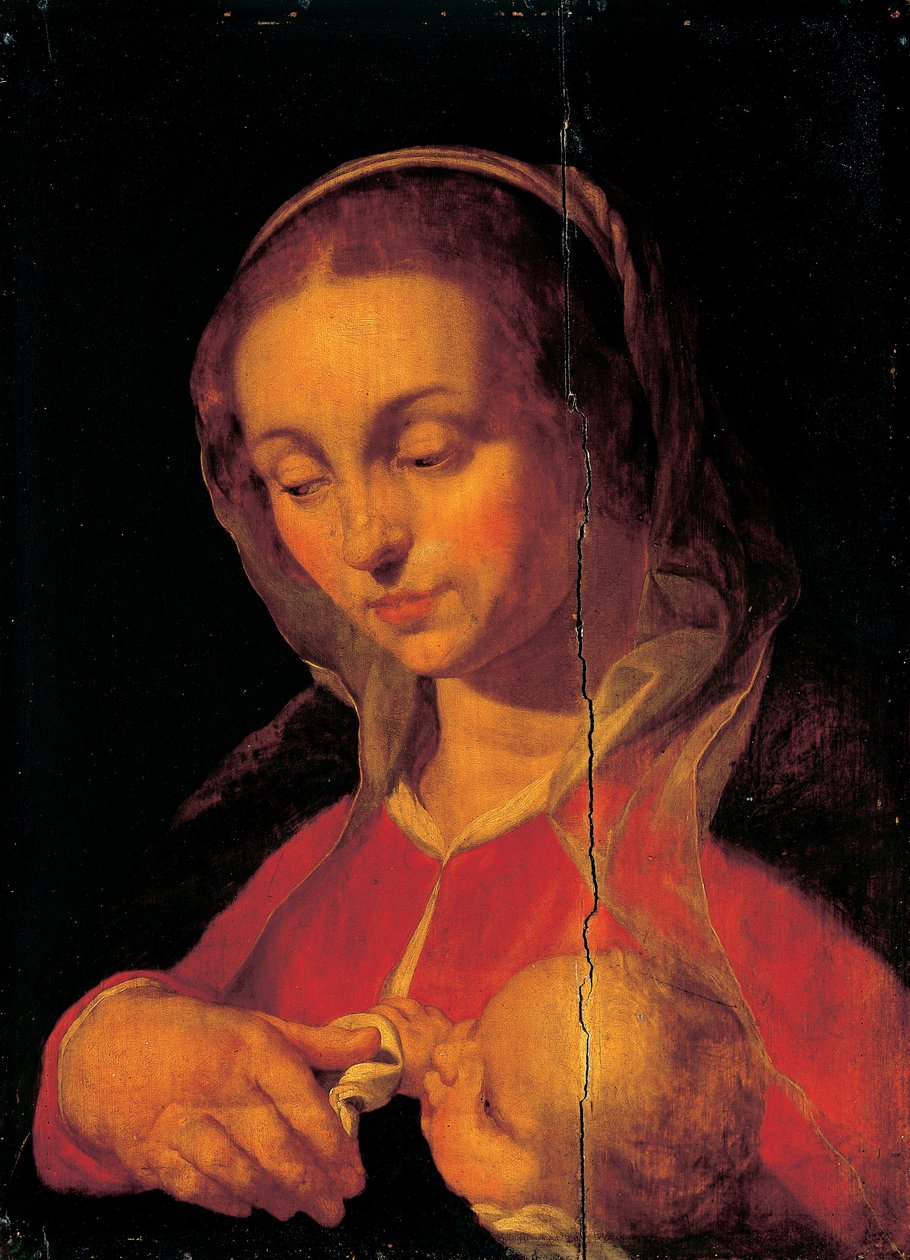 Dziewica i Dziecko autorstwa Abraham Bloemaert
