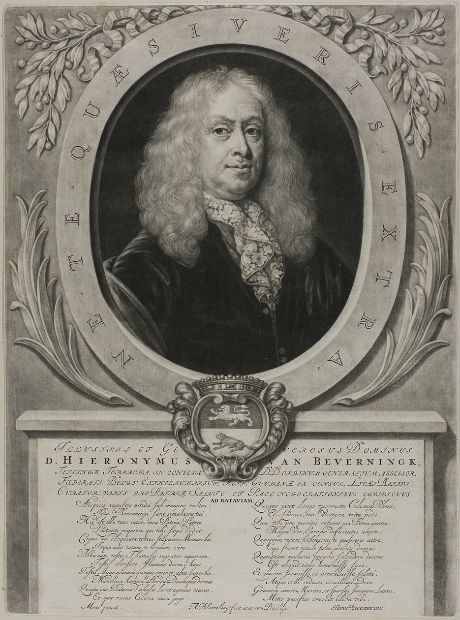 Portret D. Hieronymousa van Beverningka autorstwa Abraham Blooteling