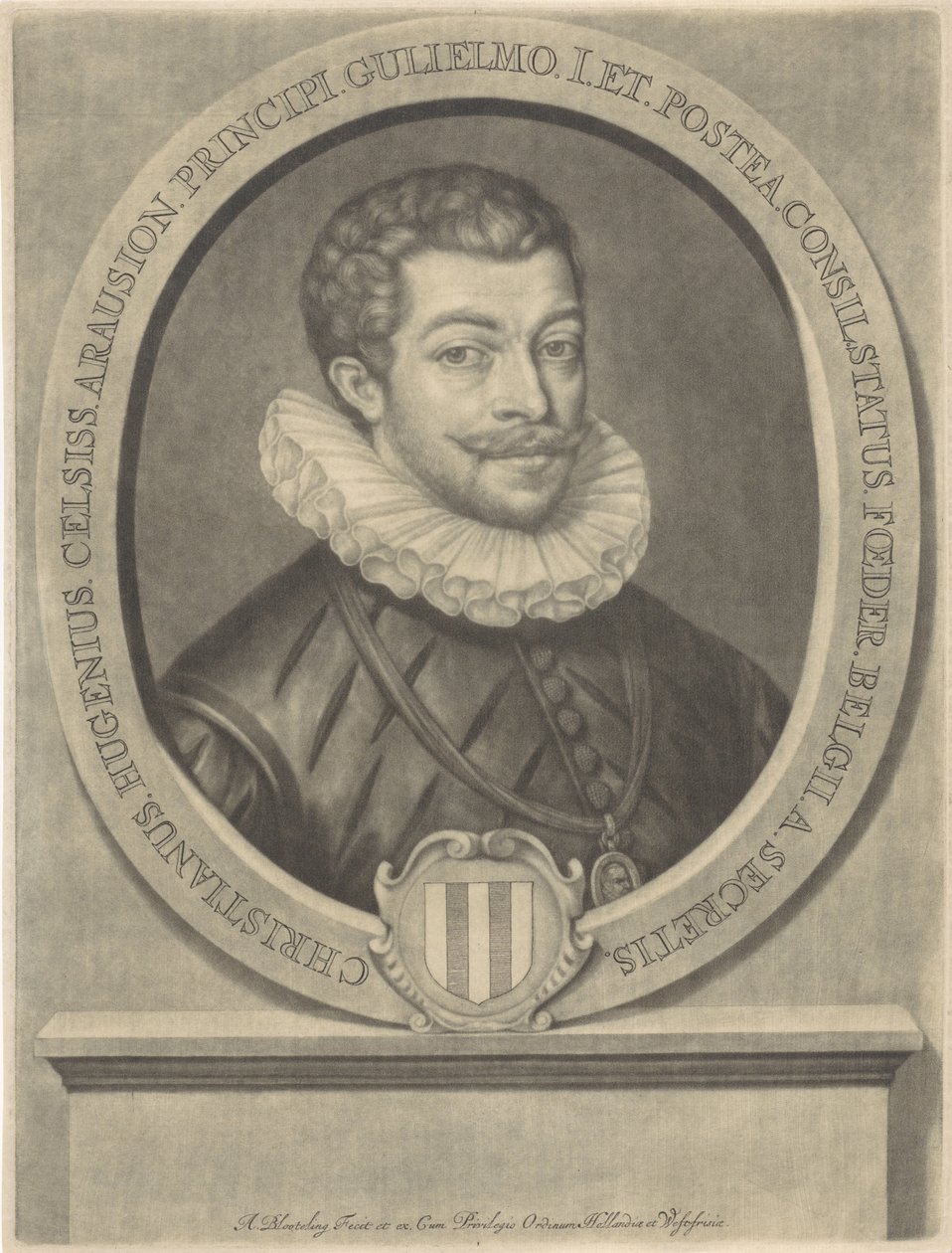 Portret Christiana Huygensa autorstwa Abraham Bloteling