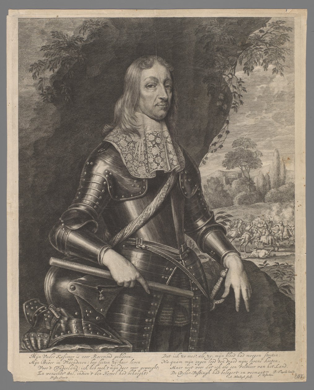Portret Willema Frederika, hrabiego Nassau-Dietz autorstwa Abraham Bloteling