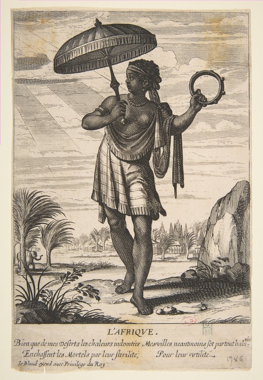 Afryka, połowa do końca XVII wieku. autorstwa Abraham Bosse