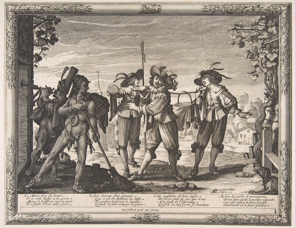 Charivari, K. 1633. autorstwa Abraham Bosse