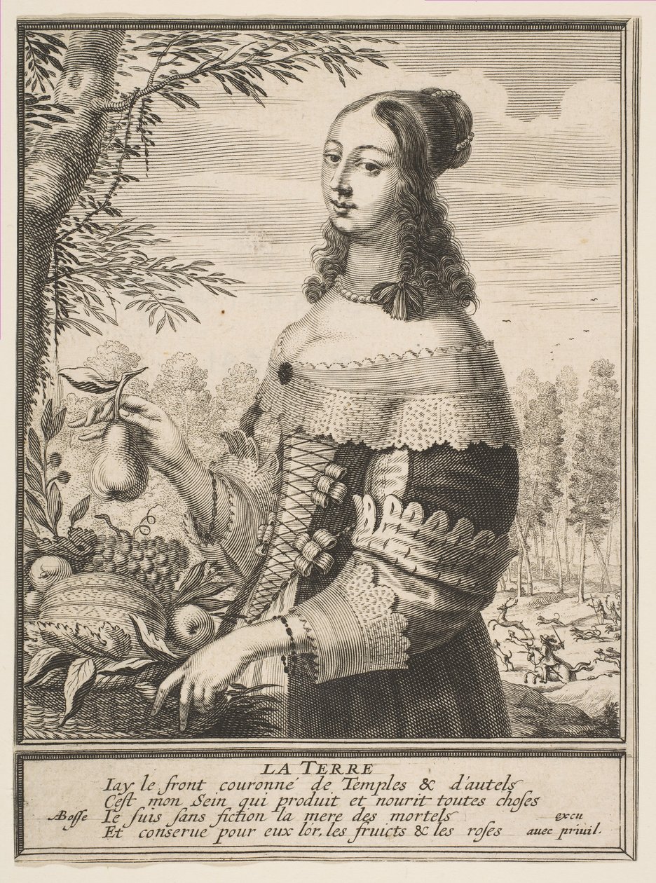 Ziemia, 1630. autorstwa Abraham Bosse