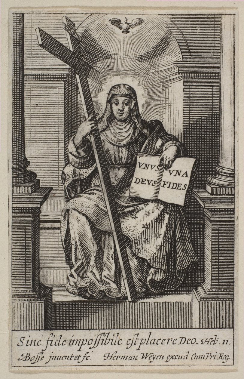 Wiara, 1636. autorstwa Abraham Bosse