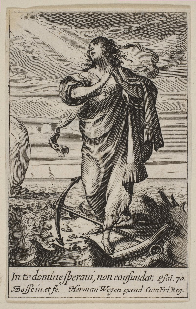 Nadzieja, 1636. autorstwa Abraham Bosse