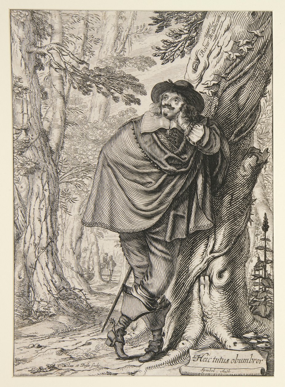 James Howell, frontyspis do jego Dendrologie ou le Forest de Dordonne autorstwa Abraham Bosse