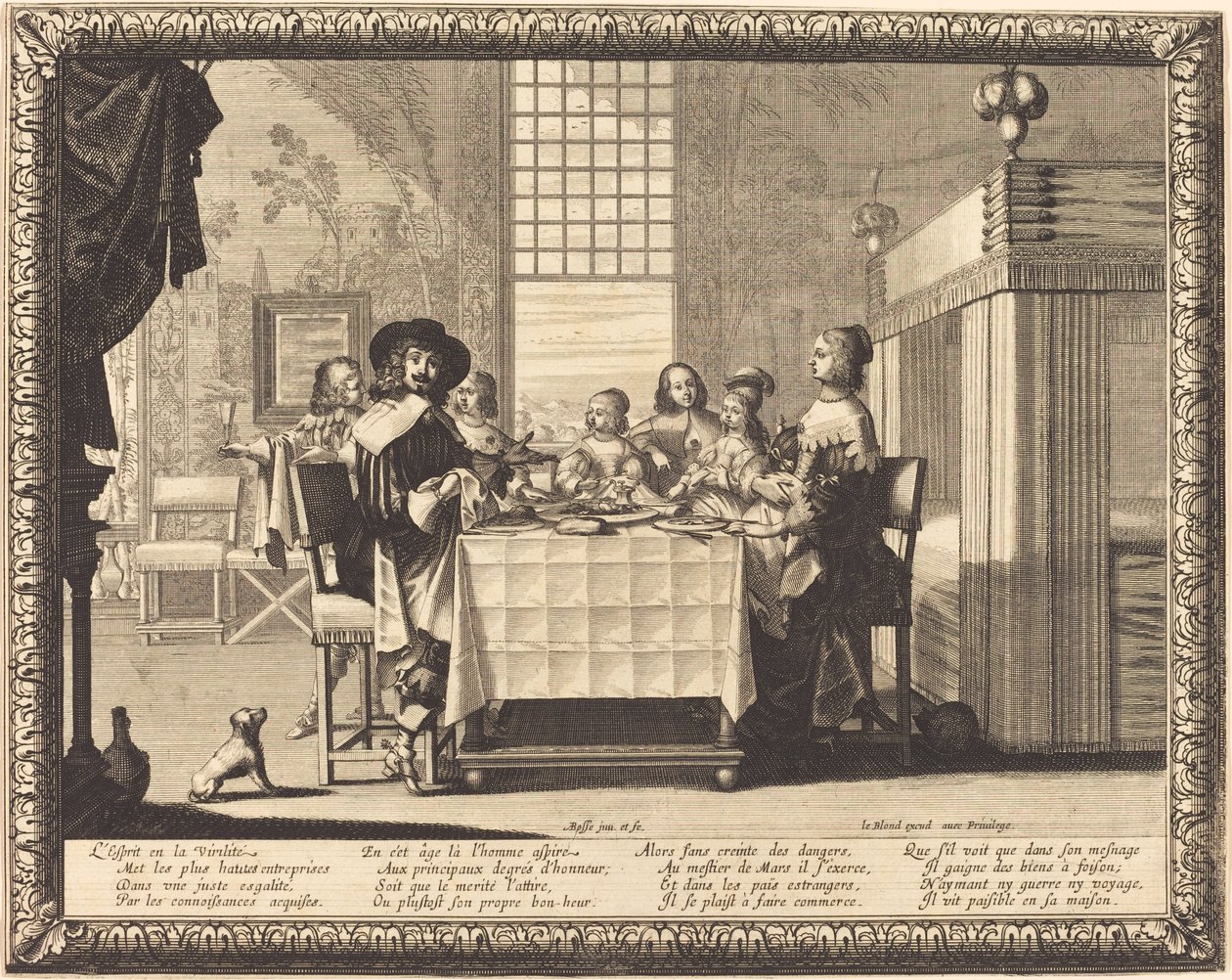 Męskość autorstwa Abraham Bosse