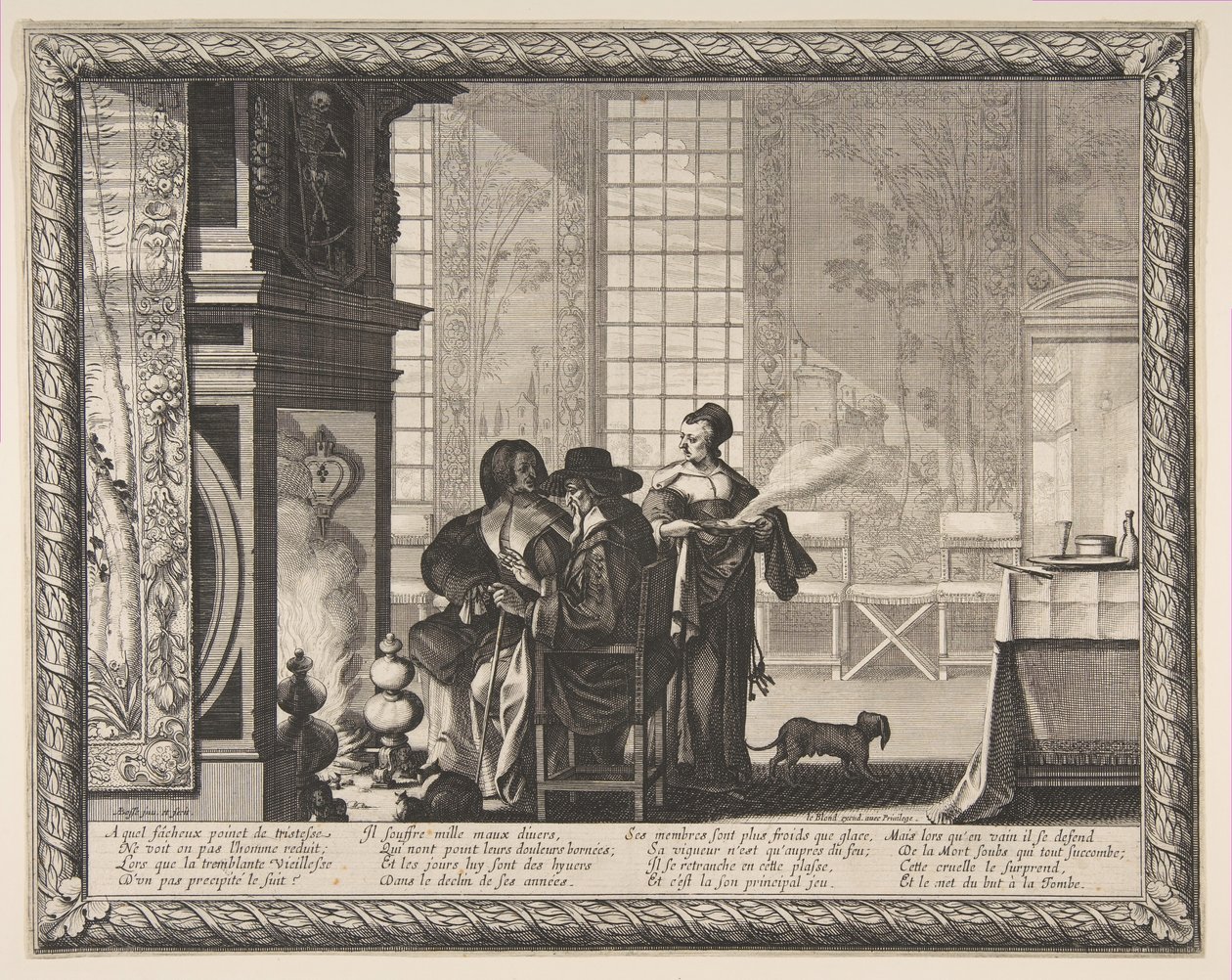 Starość, 1636. autorstwa Abraham Bosse