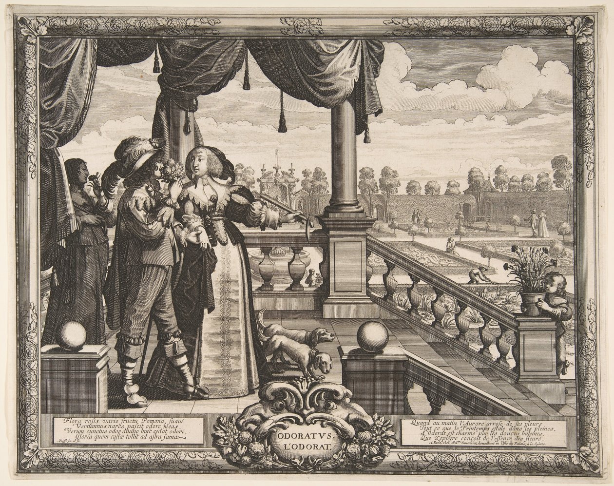 Zapach, ok. 1638. autorstwa Abraham Bosse