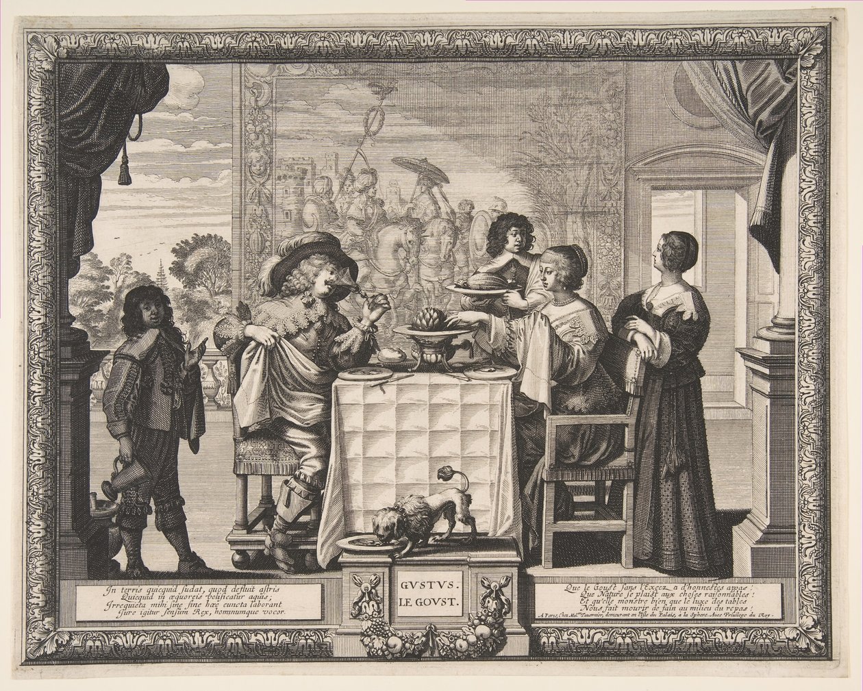 Smak, 1635-38. autorstwa Abraham Bosse