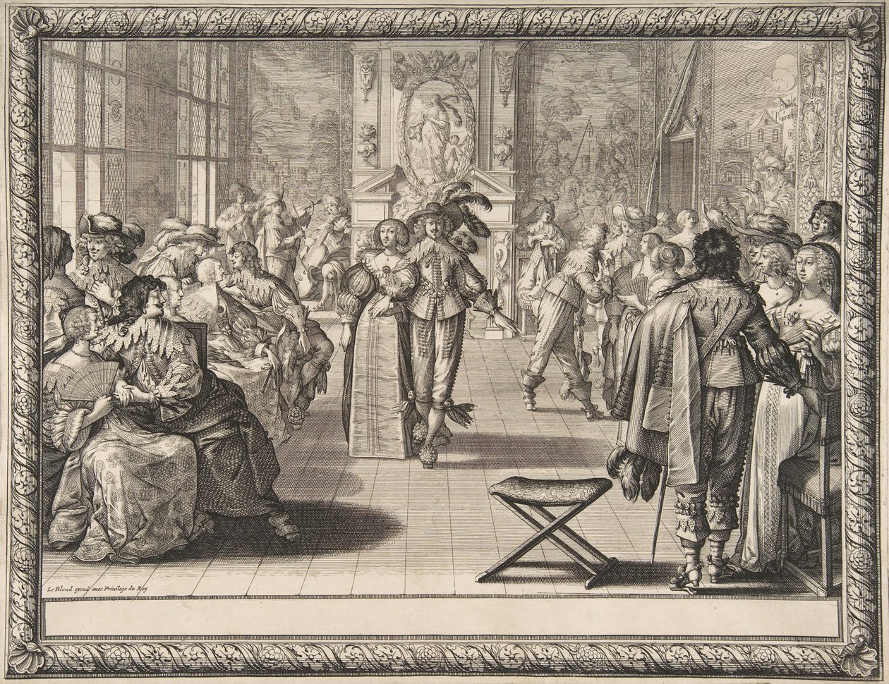 Bal, ok. godz. 1634. autorstwa Abraham Bosse