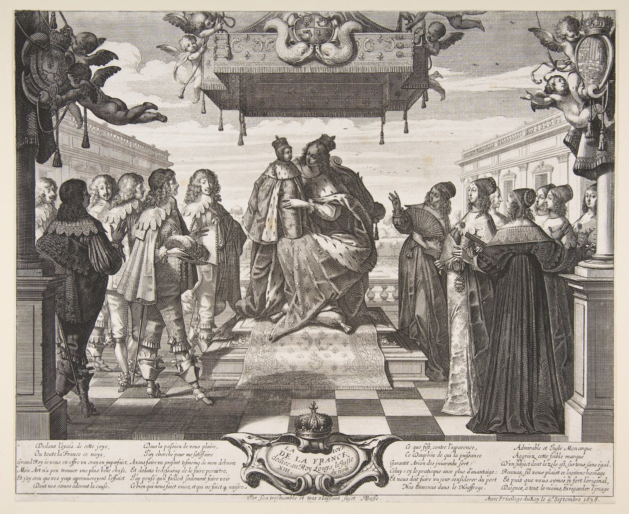 Radość Francji autorstwa Abraham Bosse