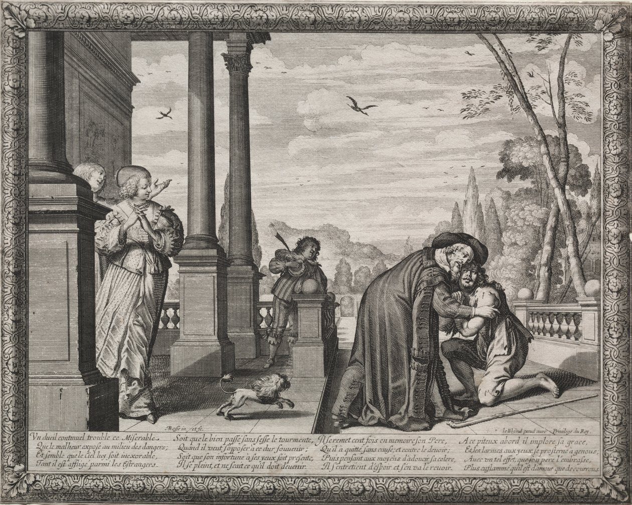 Syn marnotrawny: Powrót marnotrawnego autorstwa Abraham Bosse