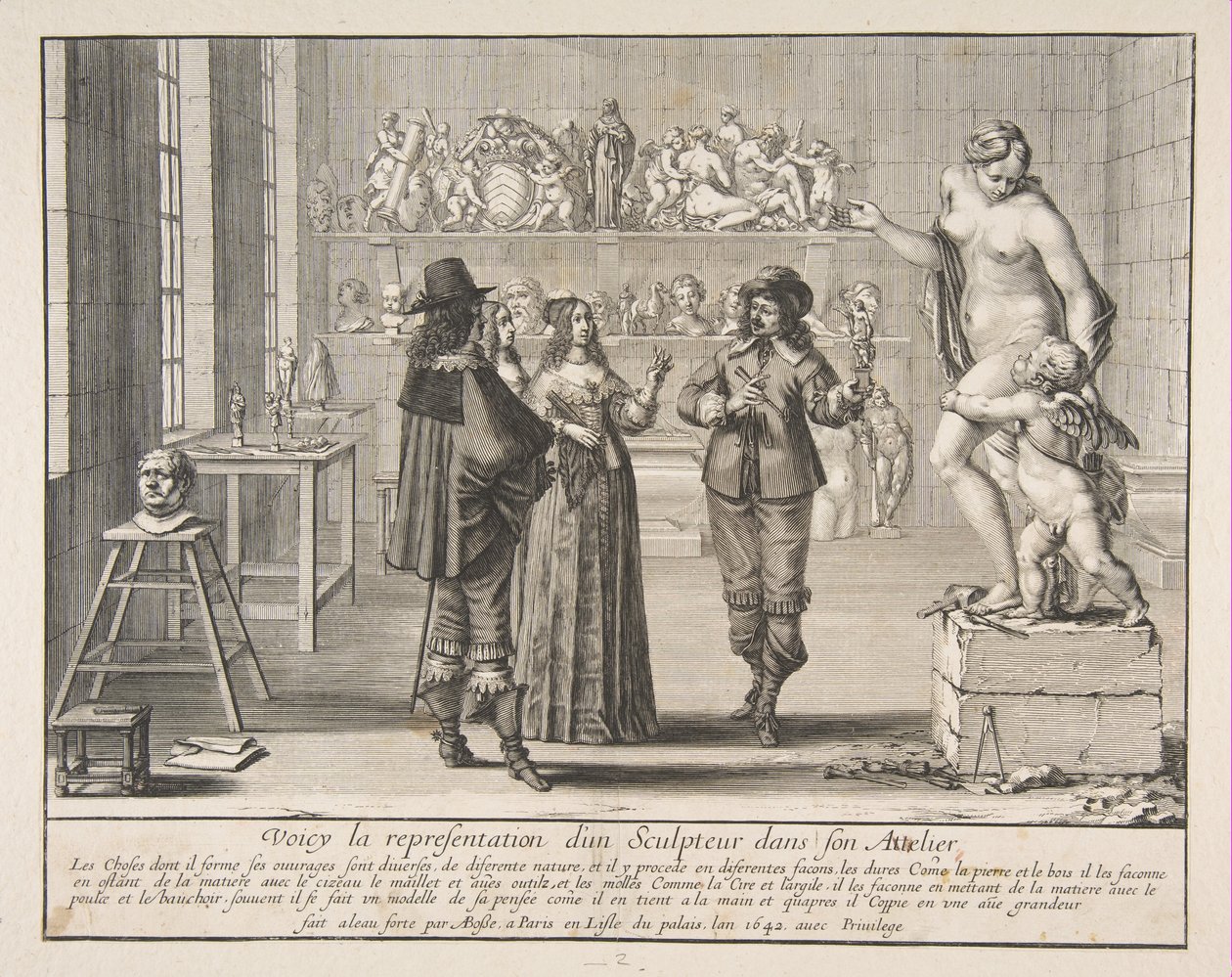 Rzeźbiarz autorstwa Abraham Bosse