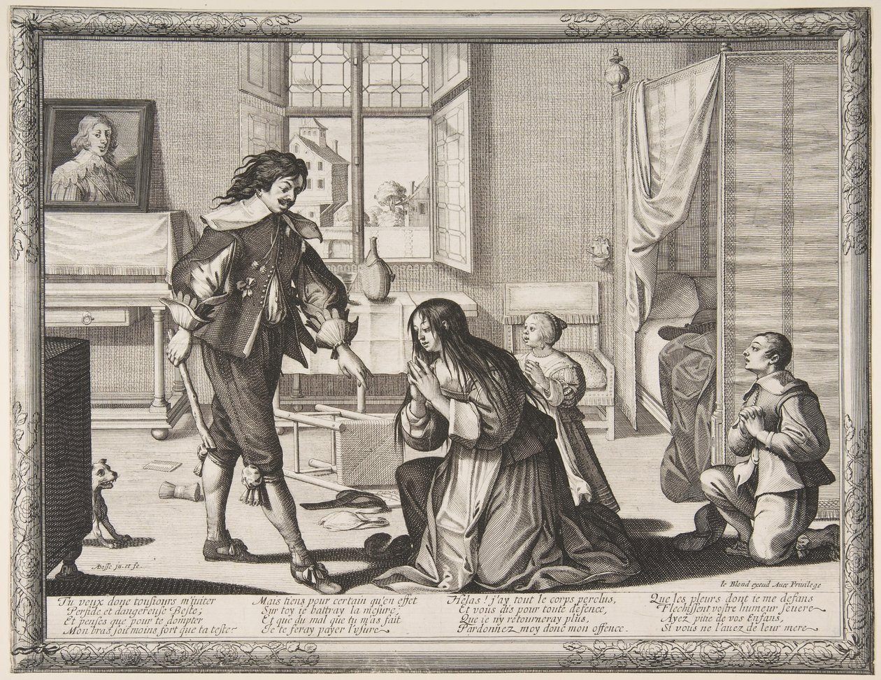 Trzepaczka, ca. 1633. autorstwa Abraham Bosse