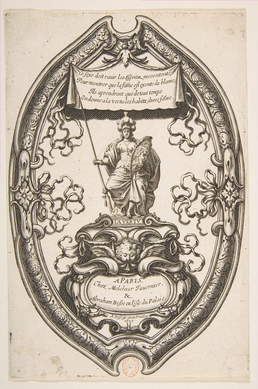 Cnota: Atena, 1637. autorstwa Abraham Bosse