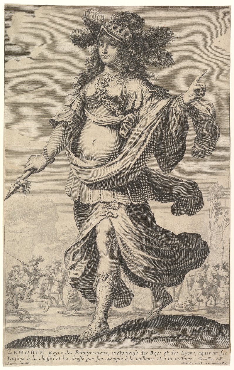 Zenobia, ilustracja z Galerii Silnych Kobiet Pierre