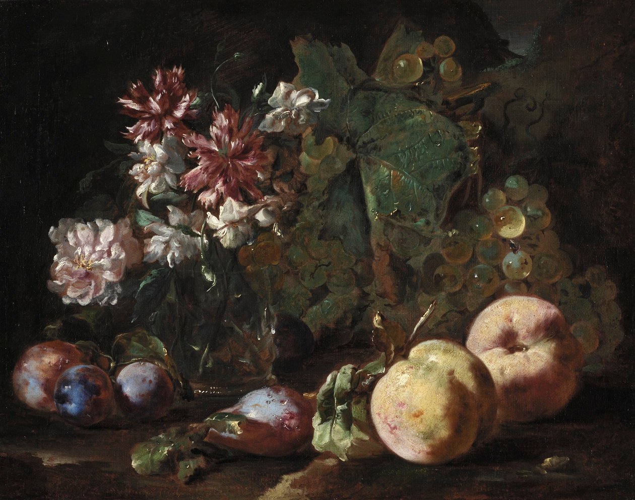 Martwa natura z owoców i kwiatów autorstwa Abraham Brueghel