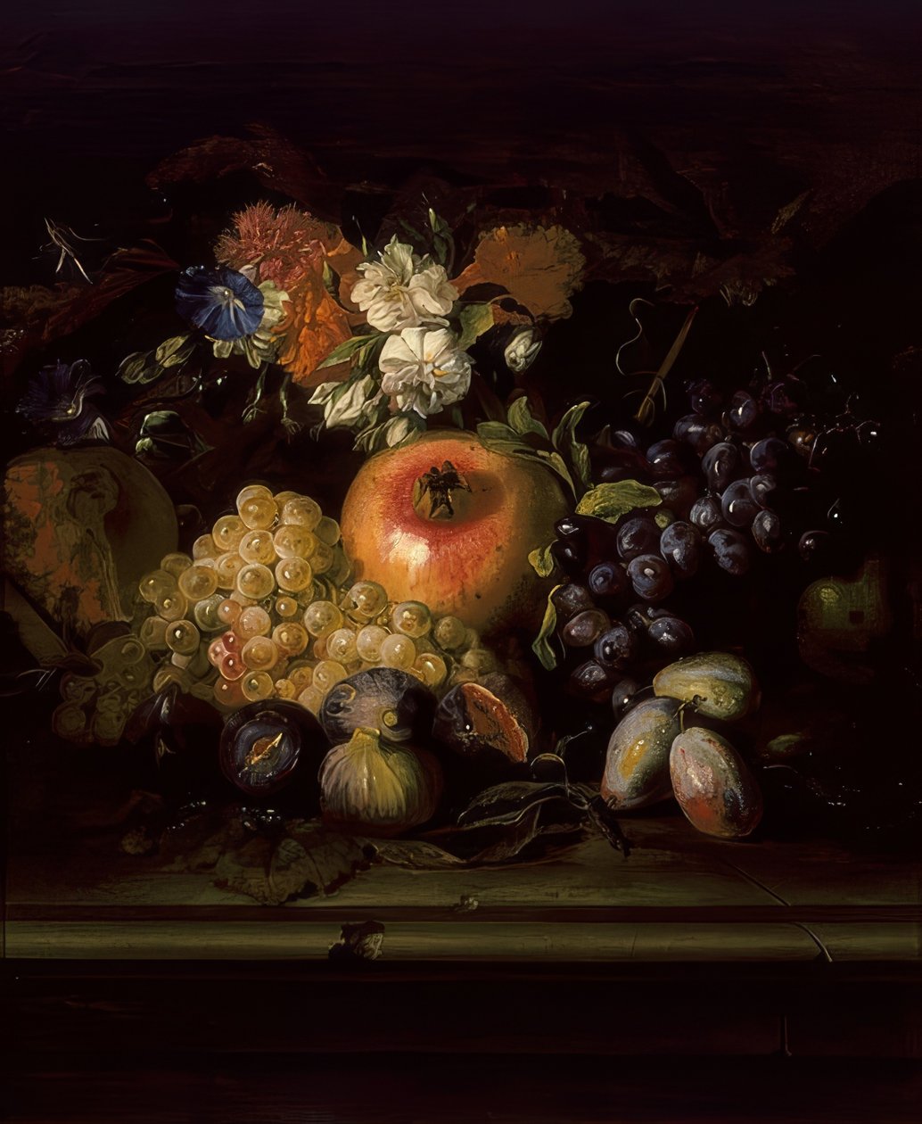 Martwa natura z kwiatami i owocami autorstwa Abraham Brueghel