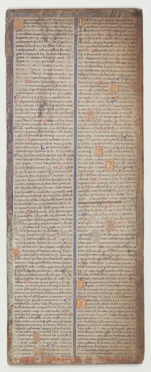 Atlas kataloński, arkusz 2, 1375 autorstwa Abraham Cresques