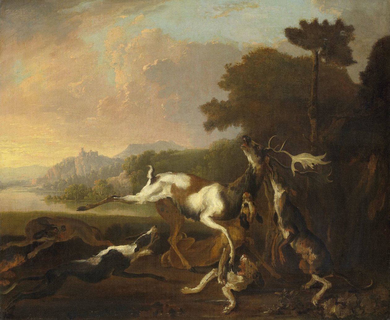Polowanie na jelenie autorstwa Abraham Danielsz. Hondius