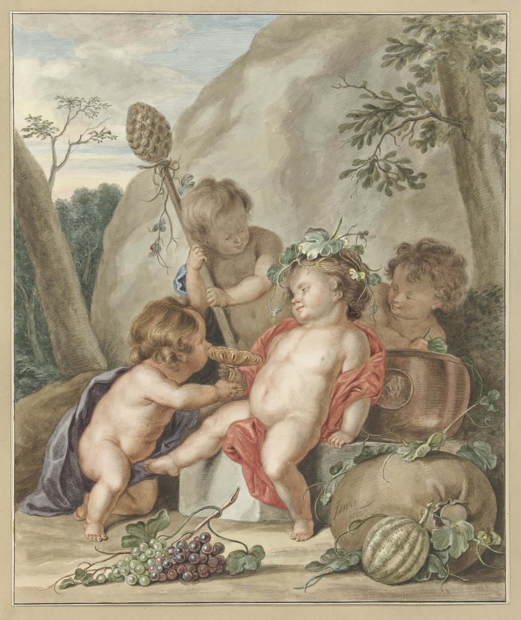 Bachanalia dla dzieci autorstwa Abraham Delfos