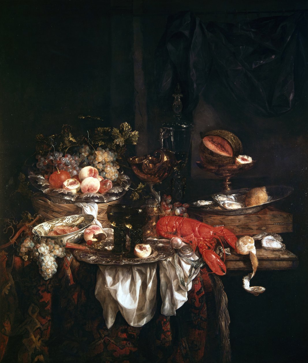 Martwa natura autorstwa Abraham Hendricksz van Beyeren