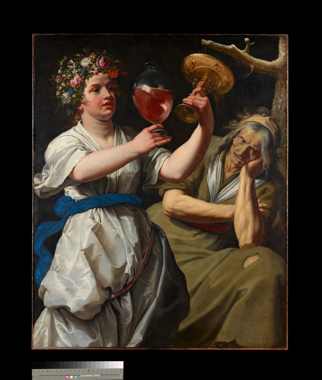 Alegoria Radości i Melancholii, 1628 autorstwa Abraham Janssens
