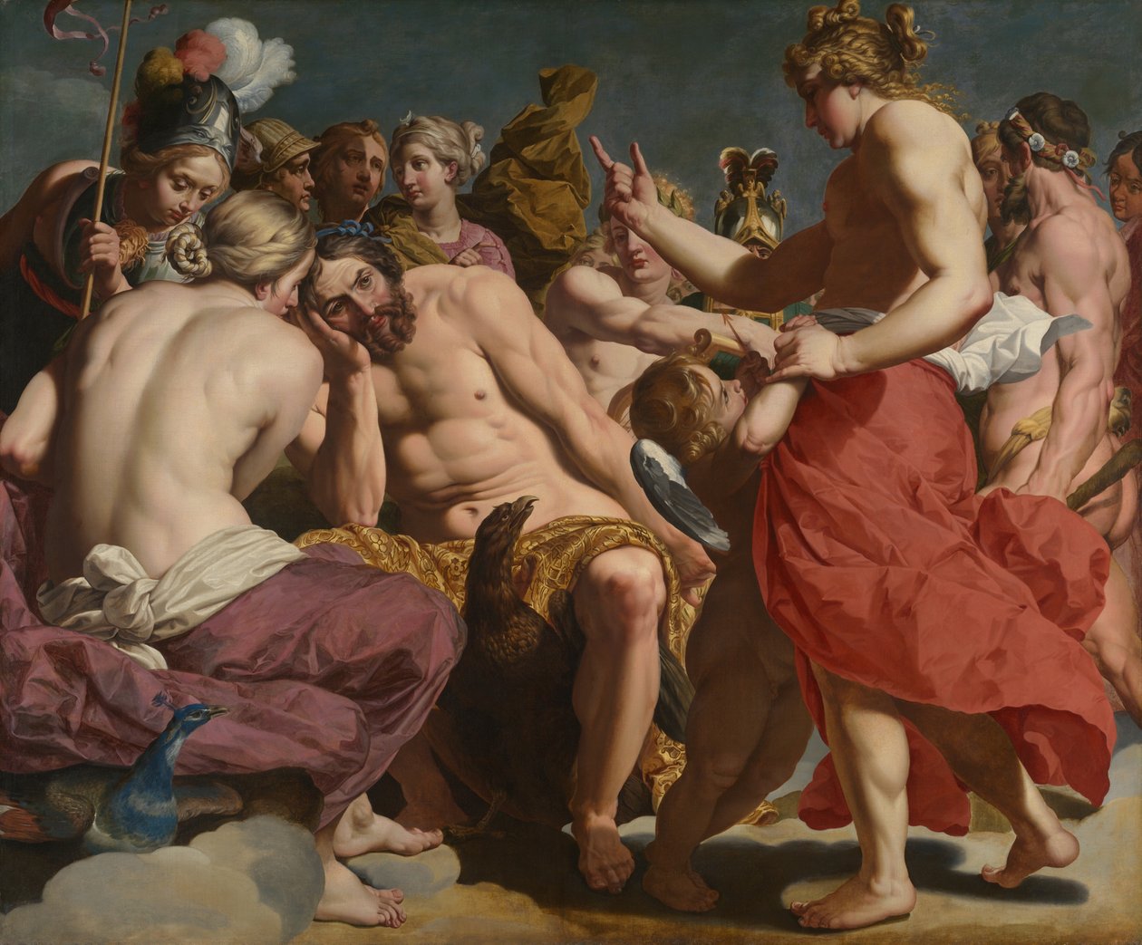 Jowisz skarcony przez Wenus autorstwa Abraham Janssens