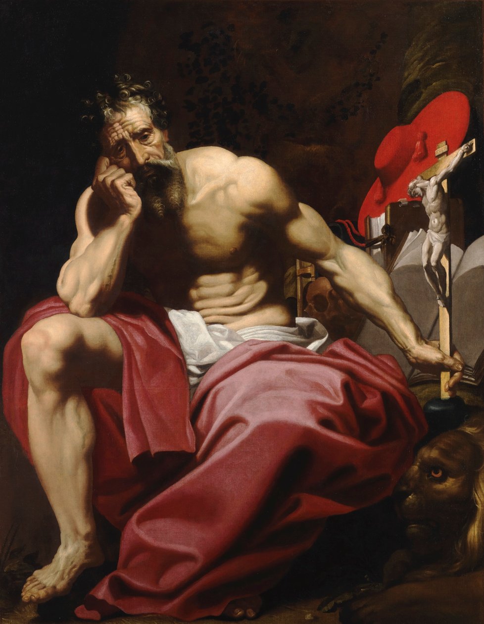 Święty Jerome autorstwa Abraham Janssens I