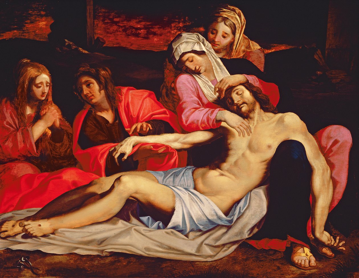 Opłakiwanie Chrystusa autorstwa Abraham Janssens van Nuyssen