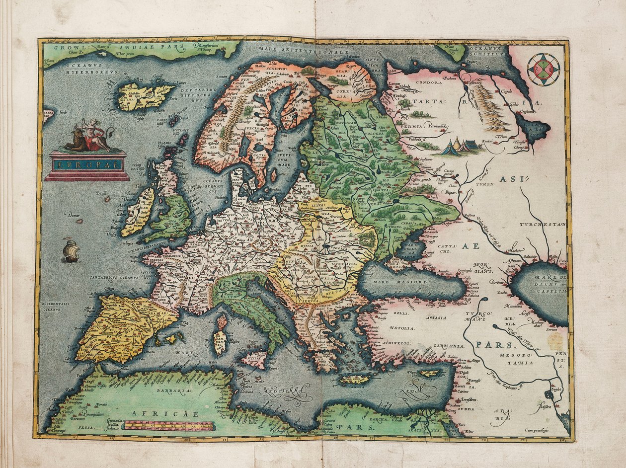 Europa autorstwa Abraham Ortelius
