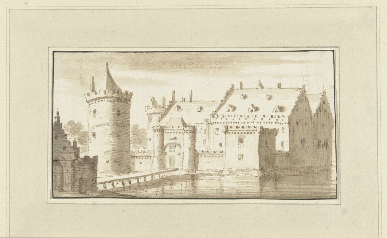 Dom Kronenburg nad Wechtą autorstwa Abraham Rademaker