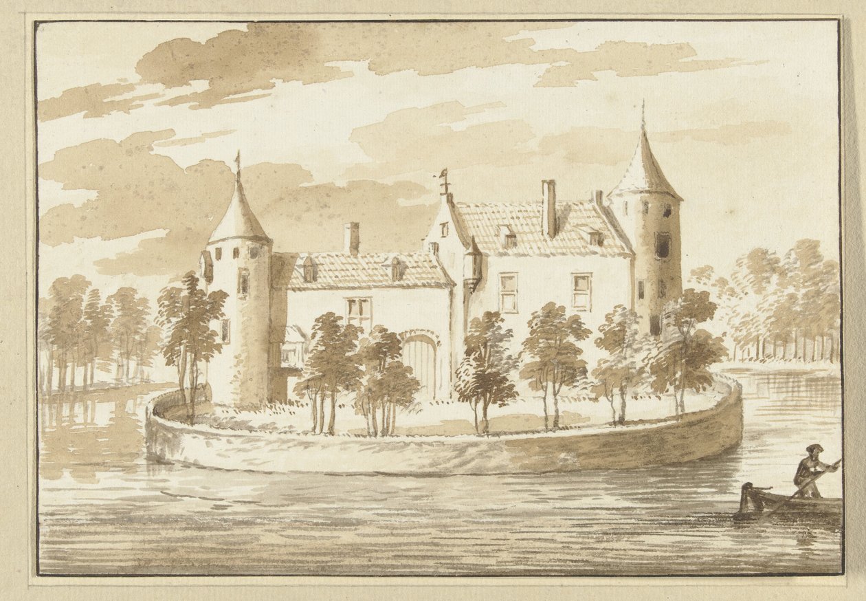 Dom w Baarsdorp na Zuid-Beveland autorstwa Abraham Rademaker