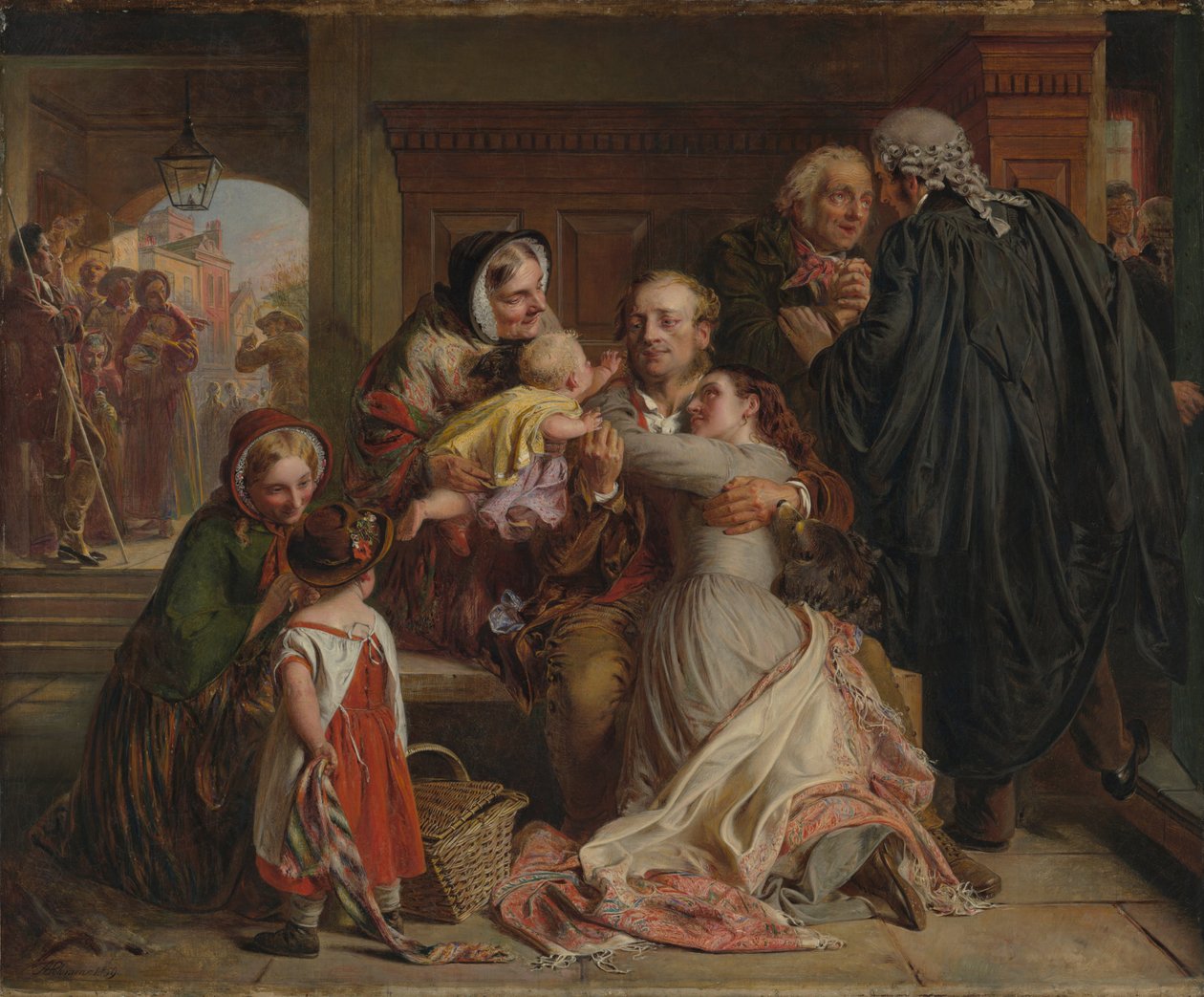 Niewinny, 1859 autorstwa Abraham Solomon