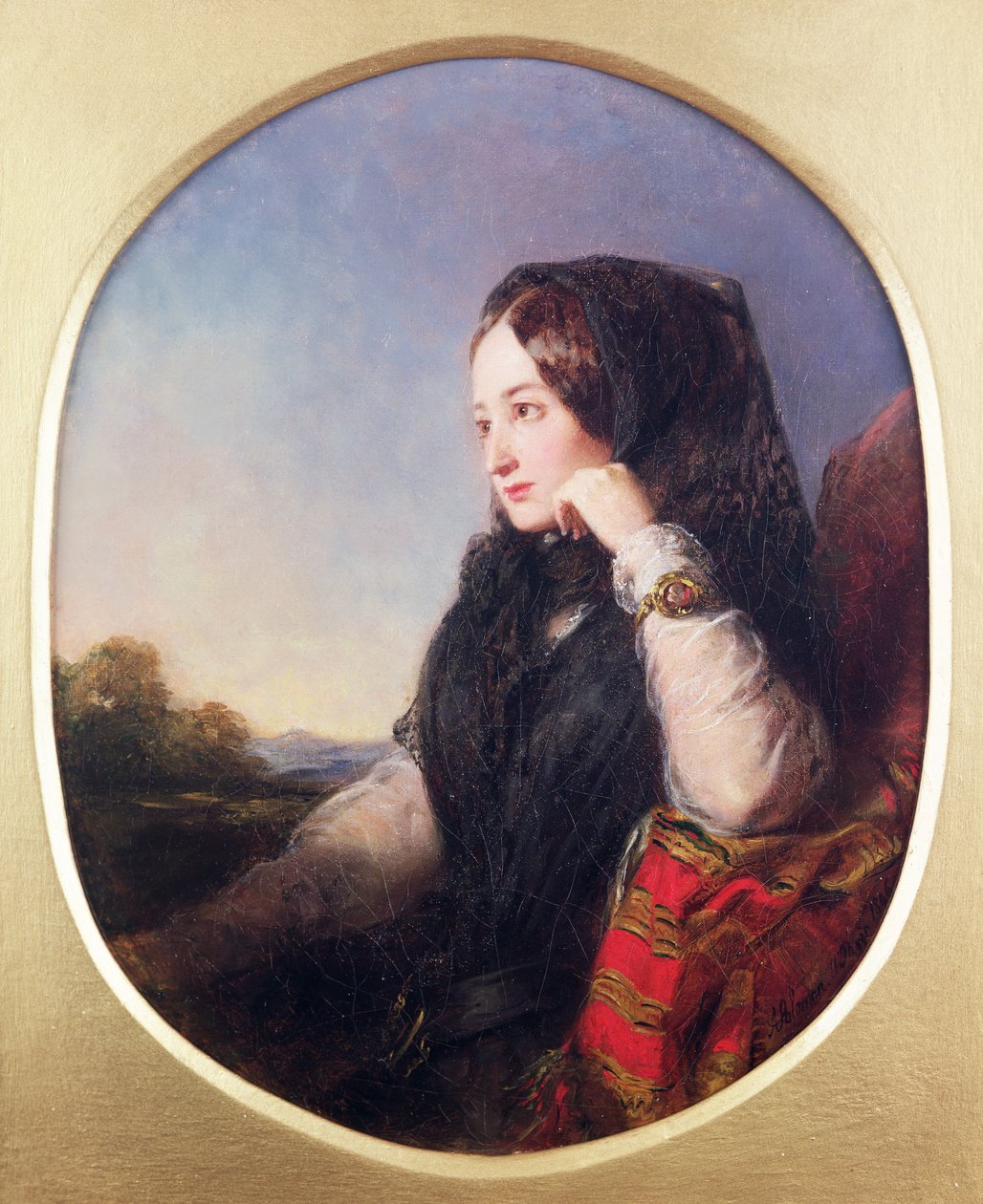 Portret hrabiny Eugenii (1826-1920), 1846 autorstwa Abraham Solomon