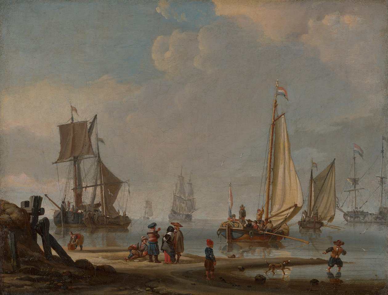 Pejzaż morski autorstwa Abraham Storck