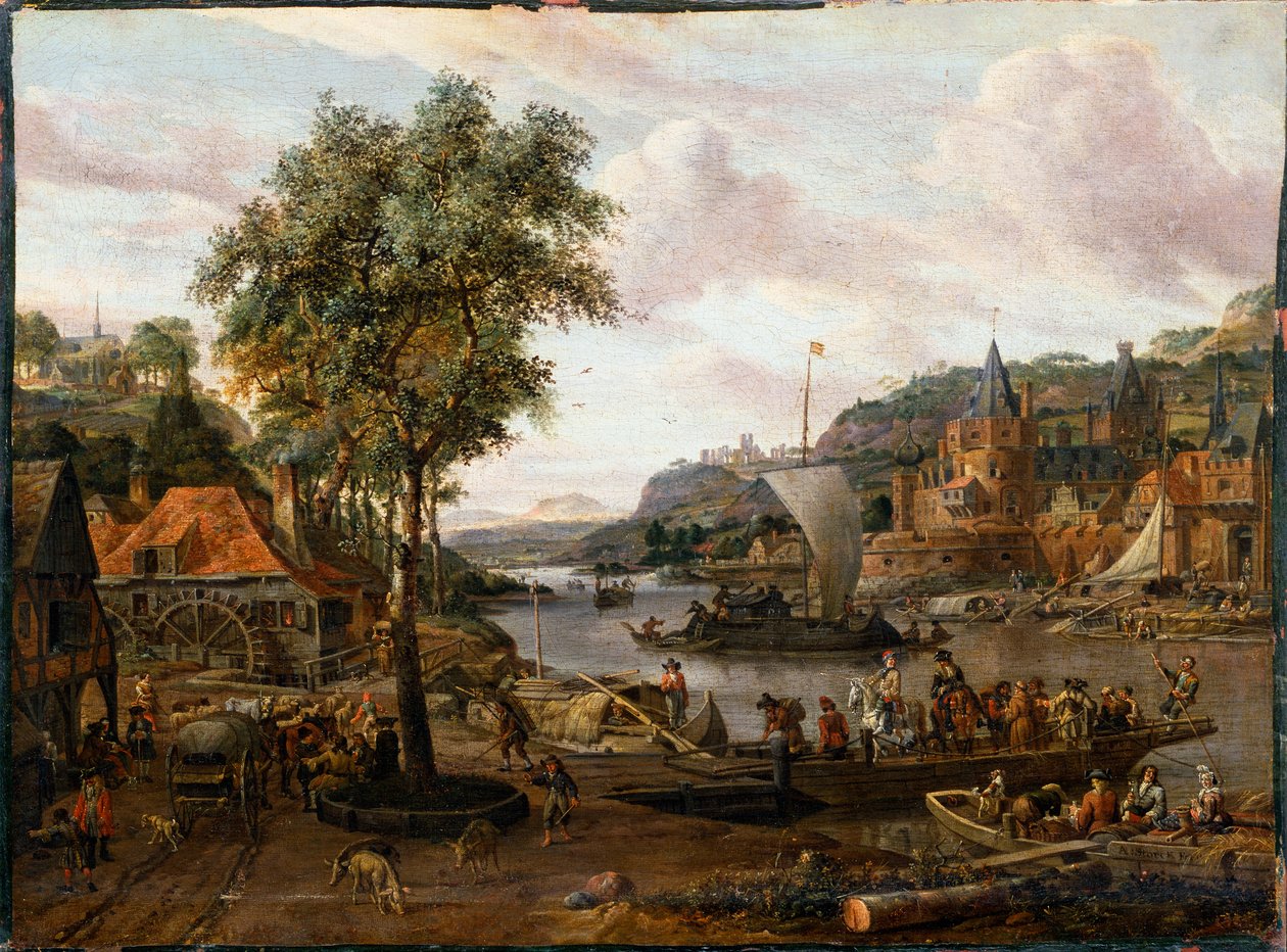 Żaglówki, XVII lub początek XVIII wieku autorstwa Abraham Storck