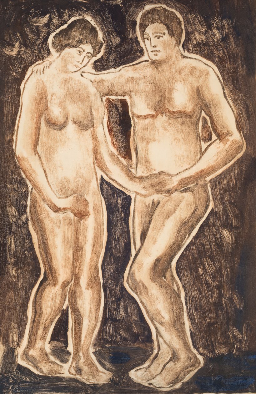 Szkic postaci, 1908. autorstwa Abraham Walkowitz