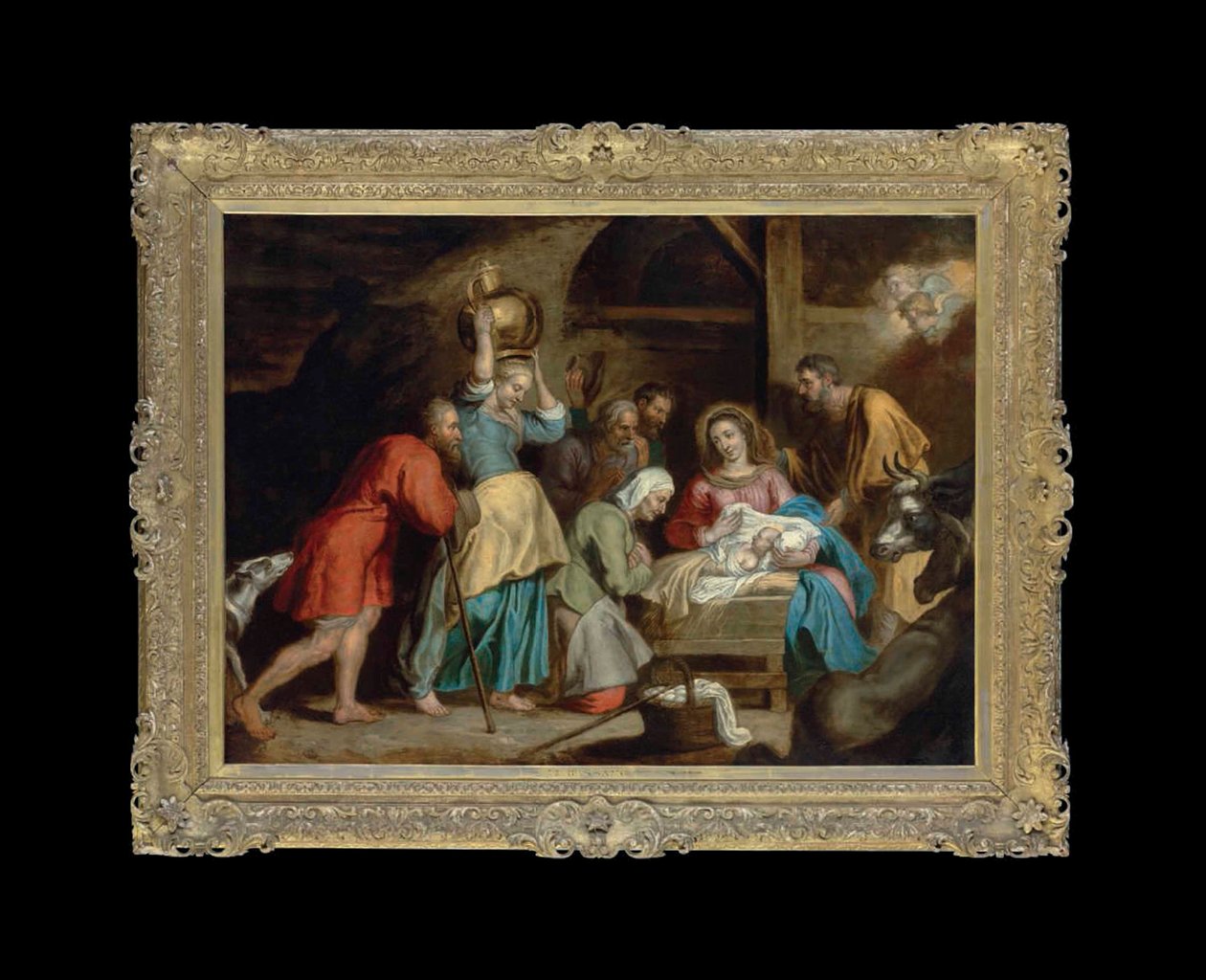 Narodziny (olej na płótnie) autorstwa Abraham Willemsens