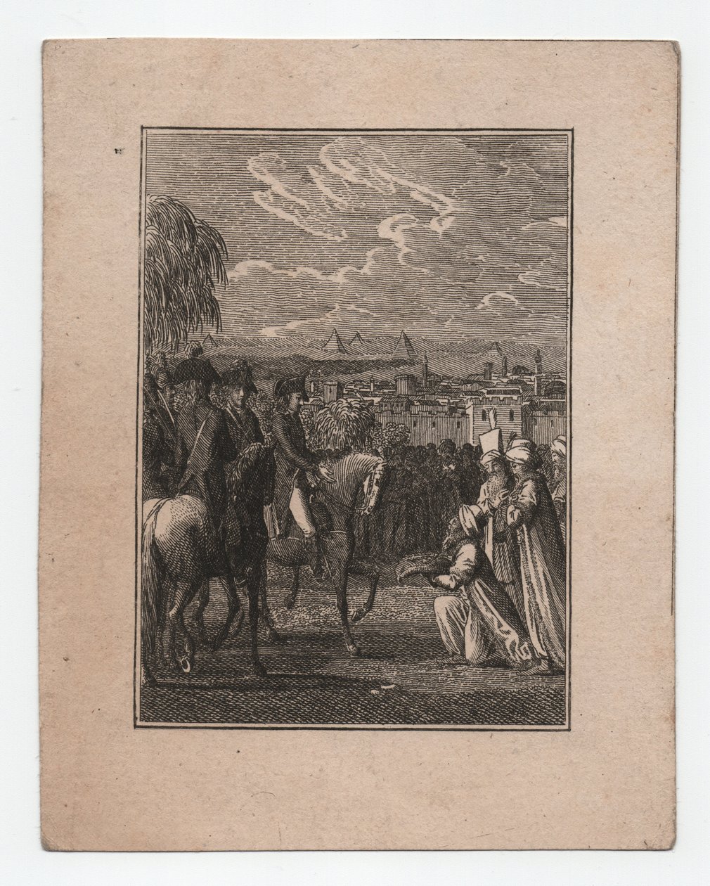Napoleon w Egipcie, ok. 1795 r. (rycina) autorstwa Abraham Wolfgang Küffner