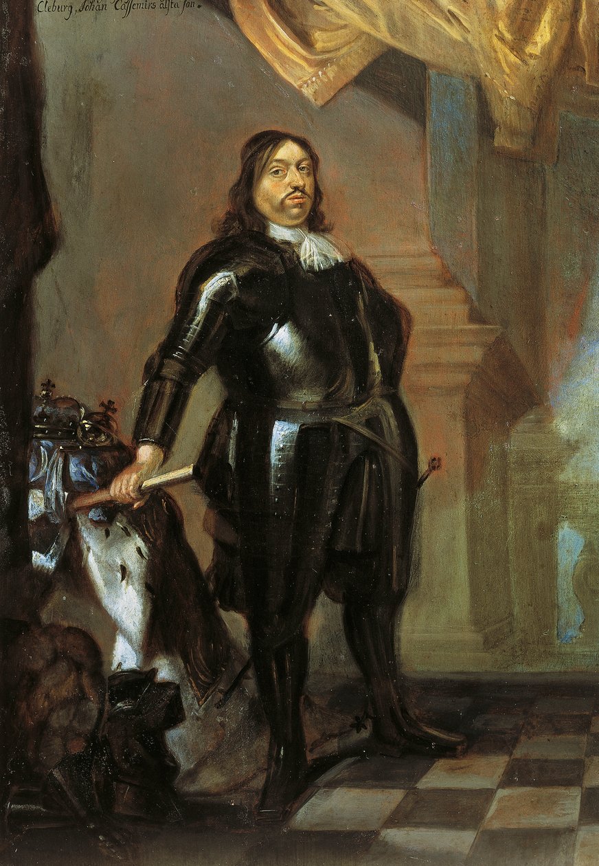 Portret Karola X Gustawa z Zweibrucken-Kleeburg (Nykoping autorstwa Abraham Wuchters