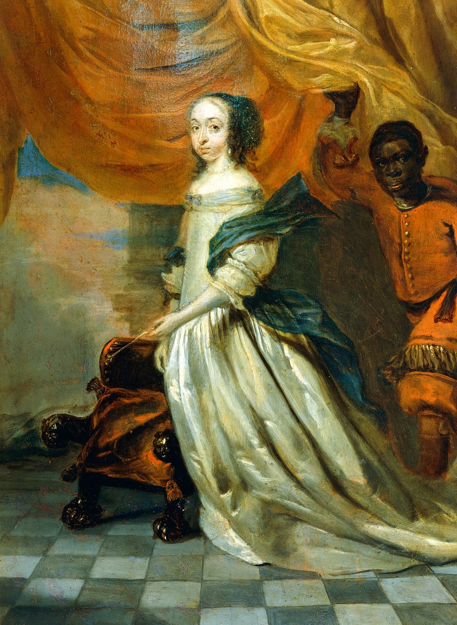 Portret Hedvig Eleonory z Holstein-Gottorp (Gottorp autorstwa Abraham Wuchters