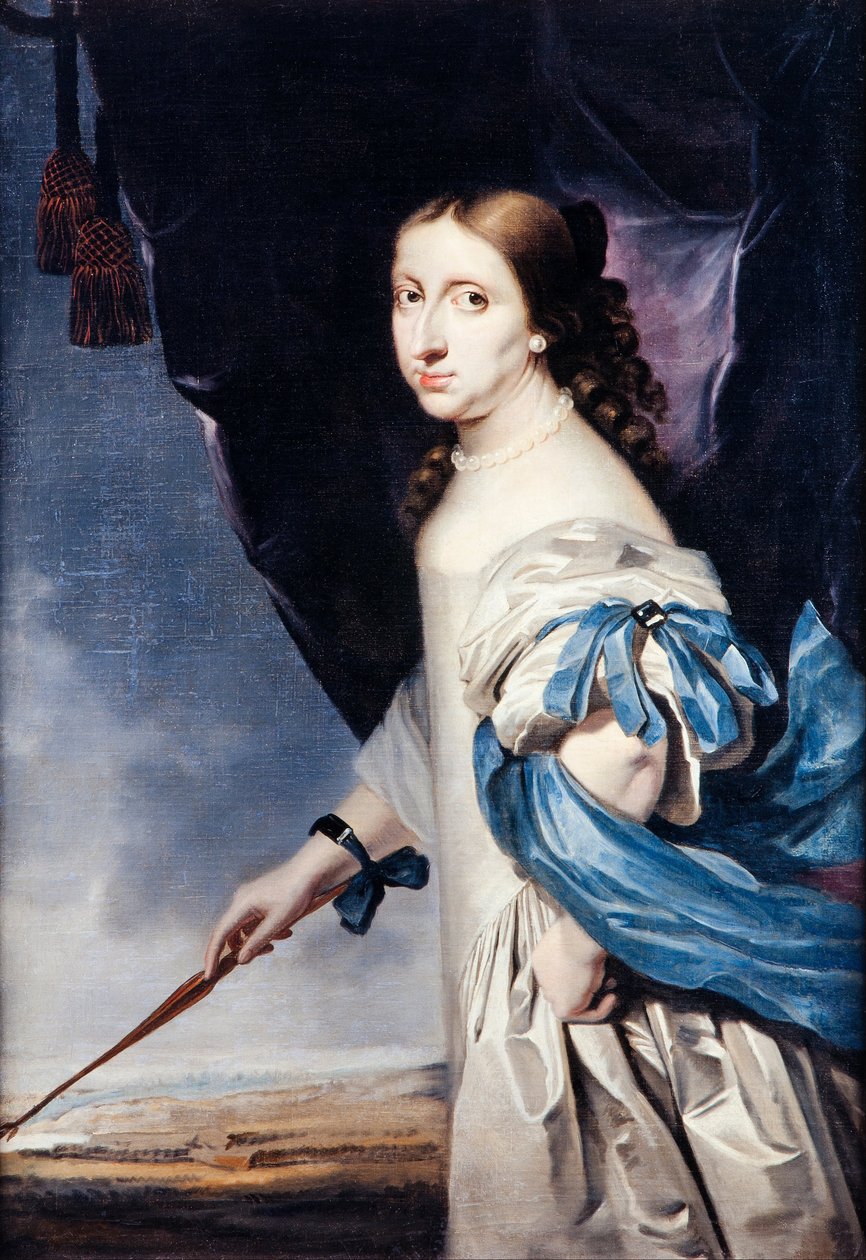 Portret królowej Krystyny Szwecji autorstwa Abraham Wuchters