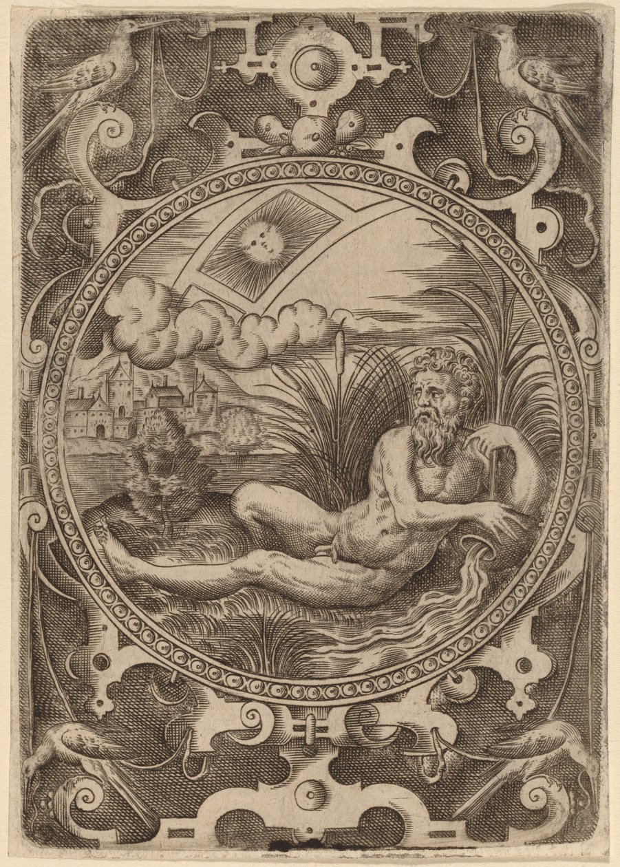 Cebren (bóg rzeki) autorstwa Abraham de Bruyn