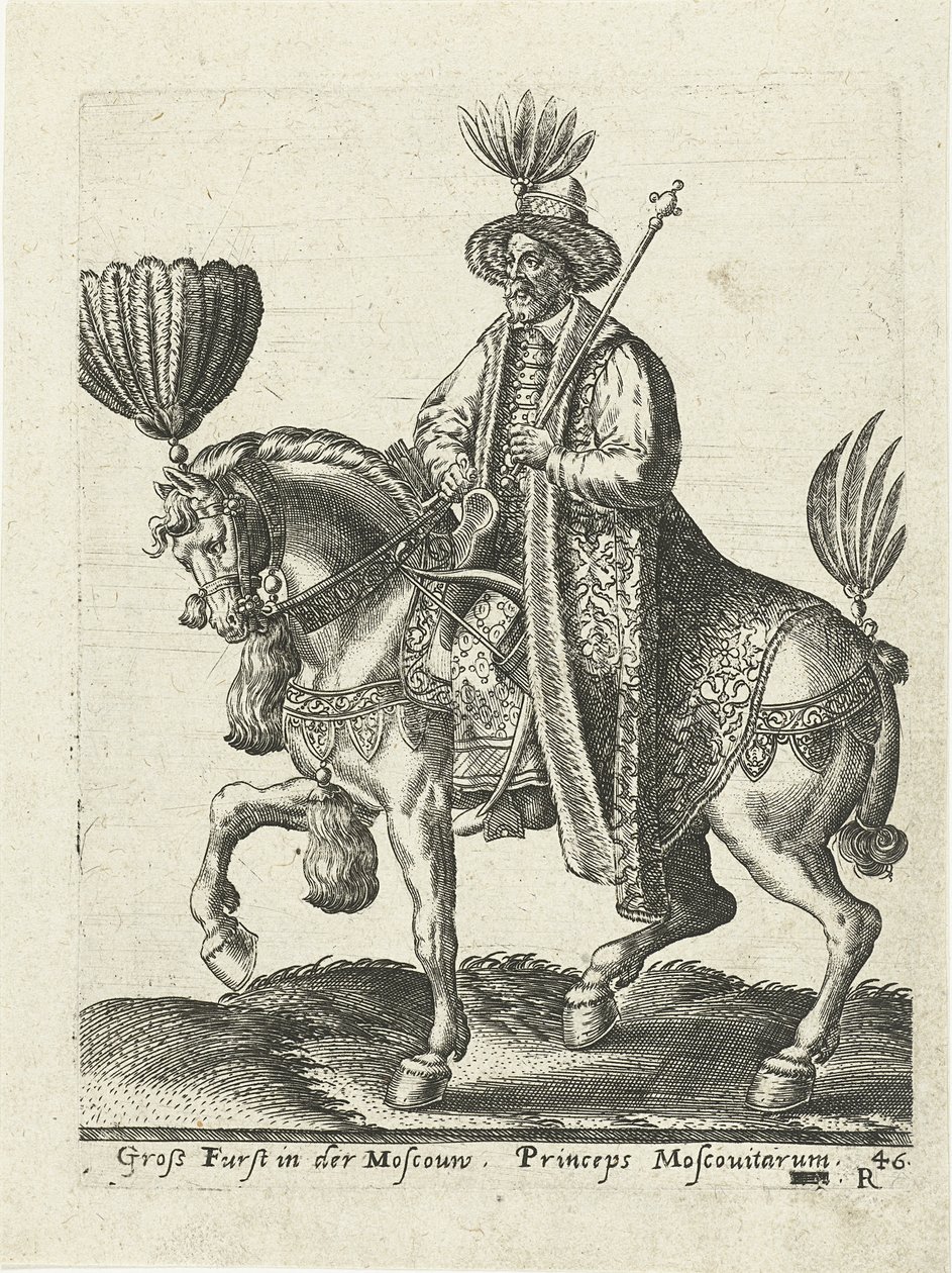 Wielki Książę Moskwy, 1577 autorstwa Abraham de Bruyn
