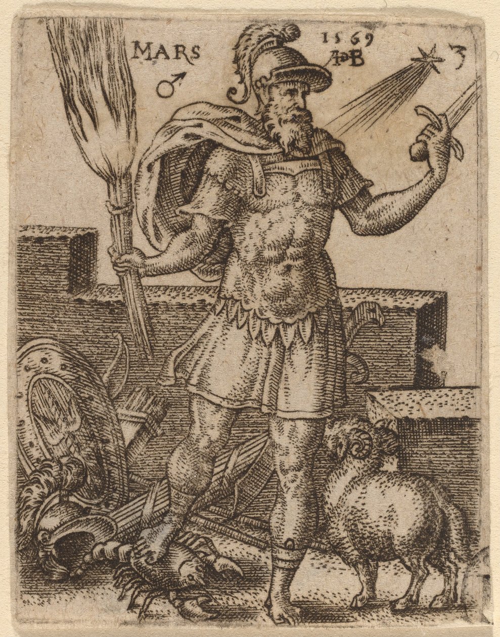 Mars autorstwa Abraham de Bruyn