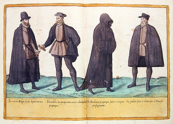 Stroje z XVI wieku z „Omnium Poene Gentium Imagines”, wydanej w Kolonii autorstwa Abraham de Bruyn